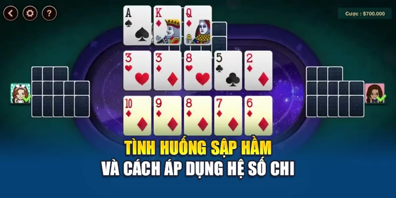 Tình huống sập hầm và cách áp dụng hệ số chi